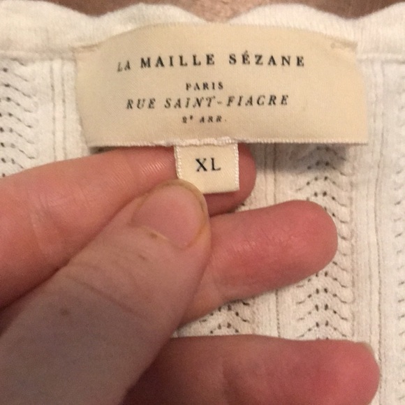Sezane Anil Lace Knit Jumper XL - Picture 4 of 7